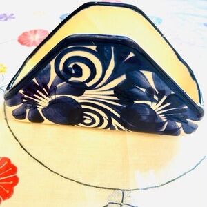 Talavera napkins holder